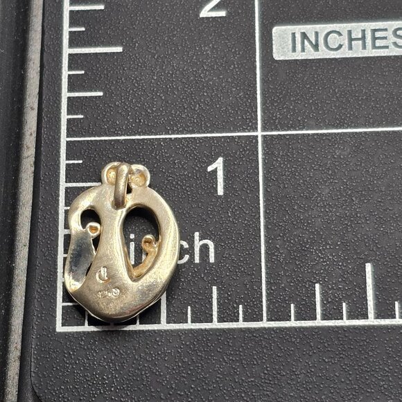 VTG Sterling Silver Carolyn Pollack Relios Pendant 7/8" 5 Person Family 2.63g - Picture 4 of 5